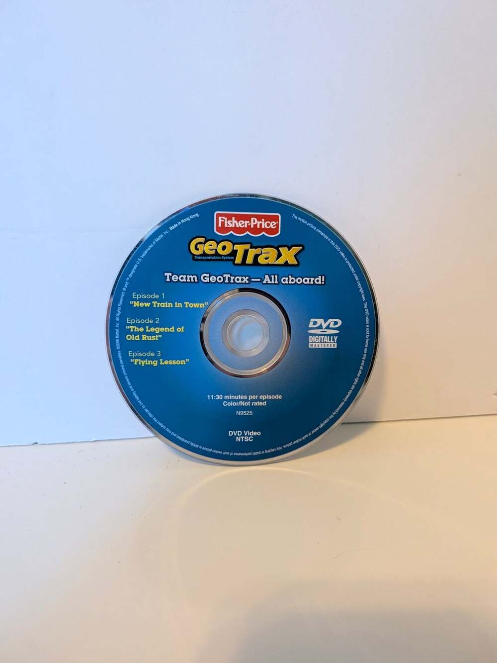 Fisher-Price GeoTrax Team GeoTrax All Aboard DVD Video Disc N9525